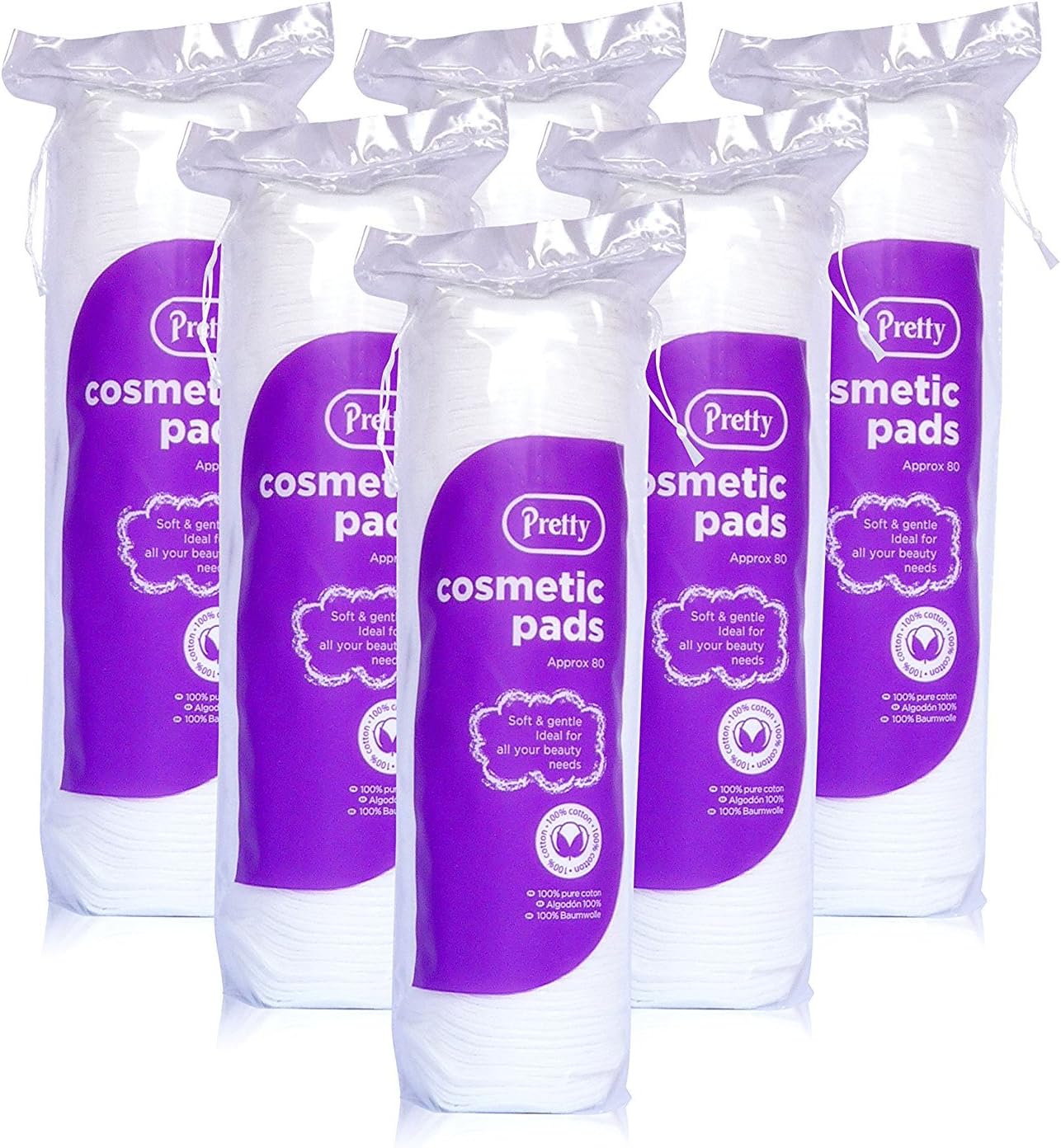 Pads for face, nails, make up and manicure