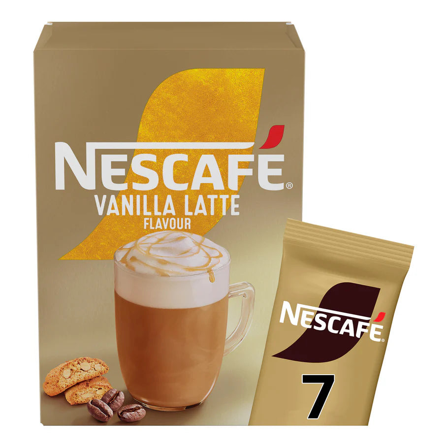 Easy vanilla latte with hot water