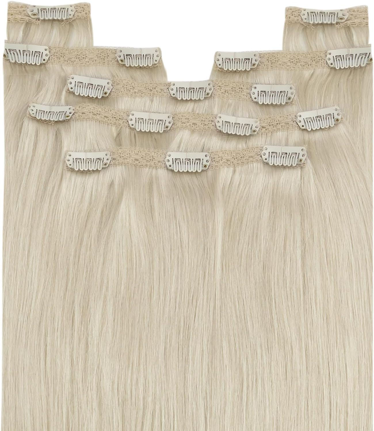 7 piece clip in extensions for full volume and shine