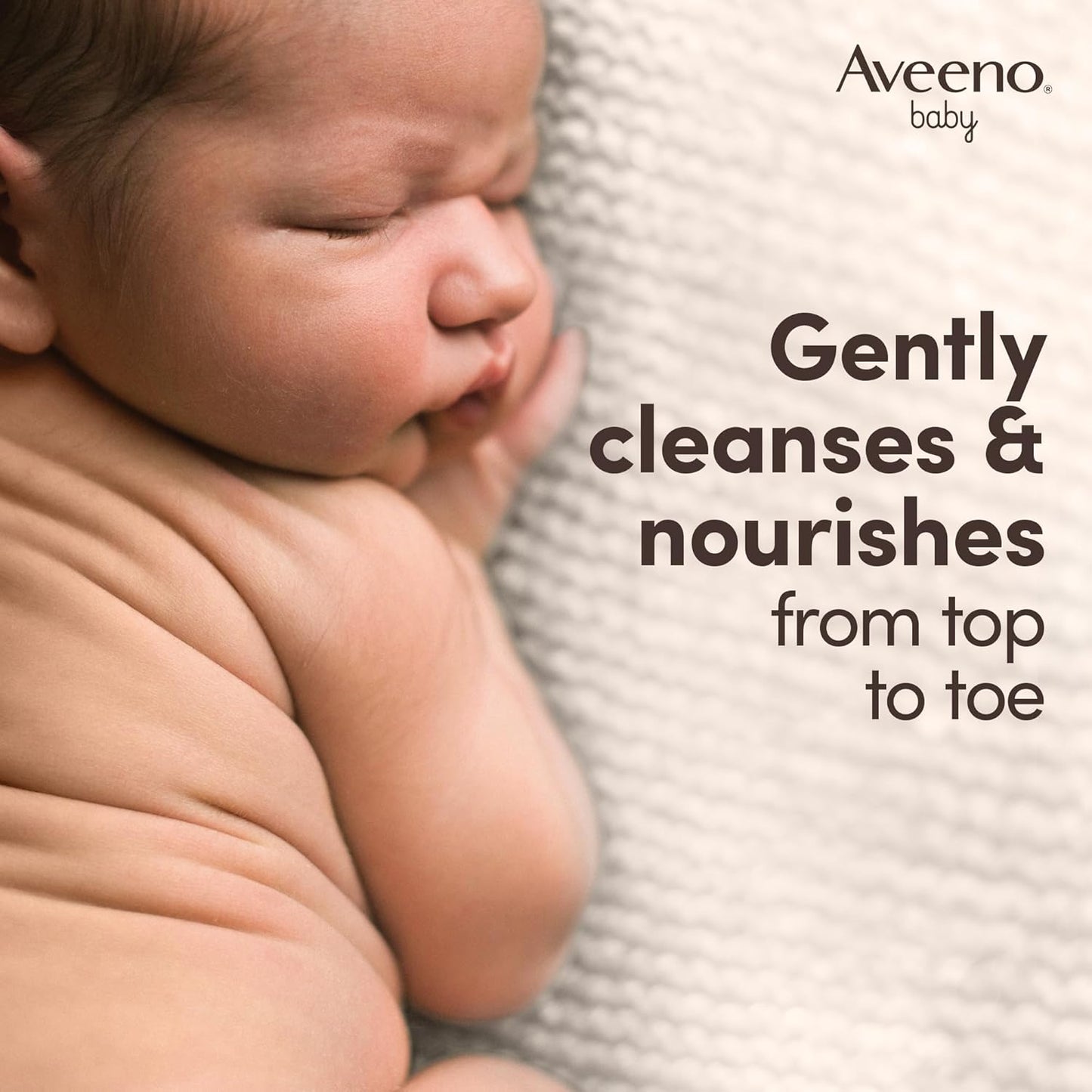Aveeno Baby Gentle Bath and Wash – Unscented, 400ml | Hypoallergenic Baby Body Wash