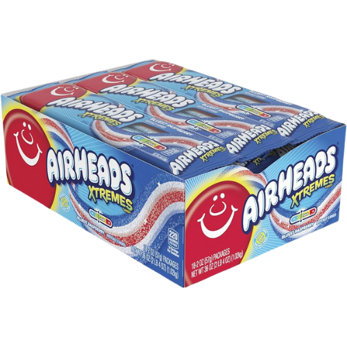 Airheads Xtremes Sour Bluest Raspberry