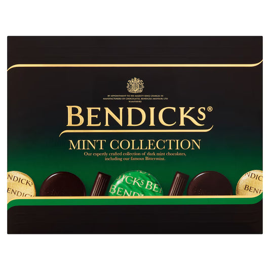 Bendicks Mint Collection 200g assorted chocolate box with elegant packaging