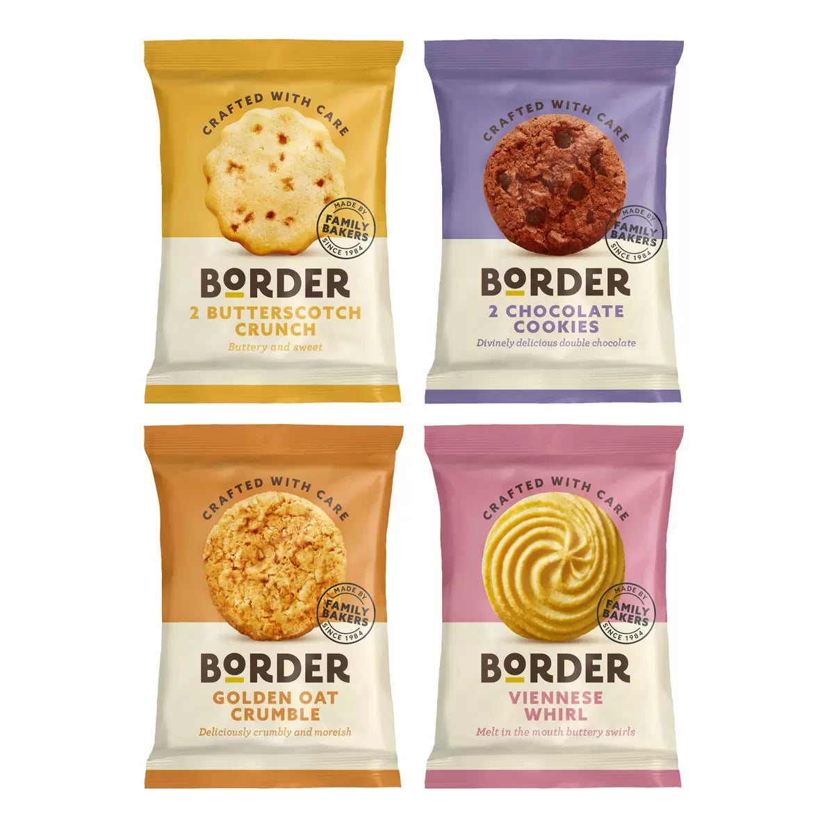 Border Luxury Mini Biscuit Assortment, flavours