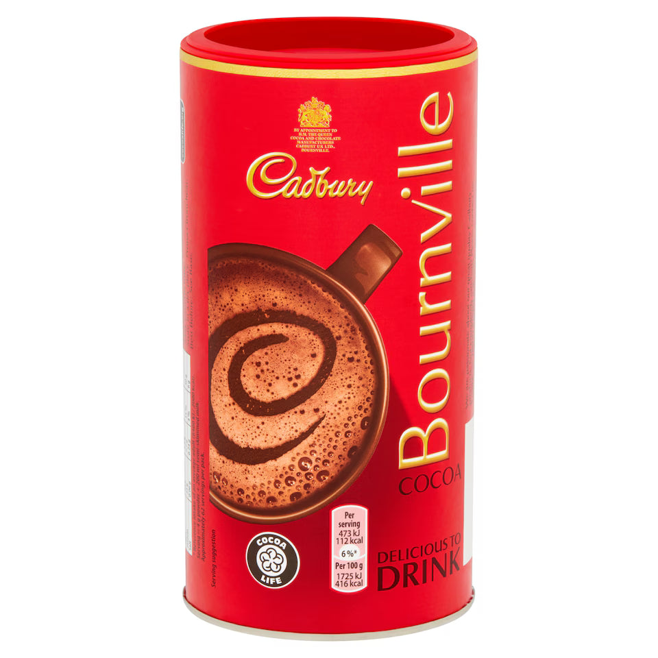 Bold Bournville hot chocolate drink mix in 250g pack