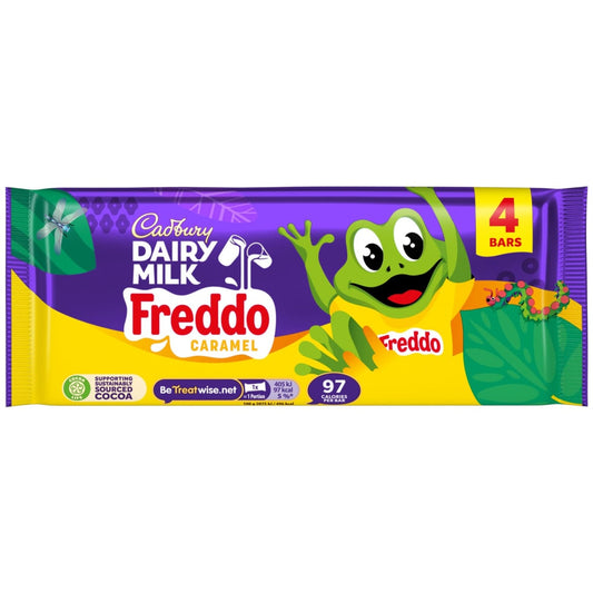 Cadbury Freddo Caramel 4 pack chocolate bars