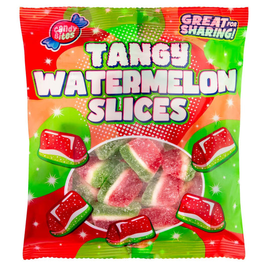 Candy Bites fizzy watermelon slices sour gummy sweets