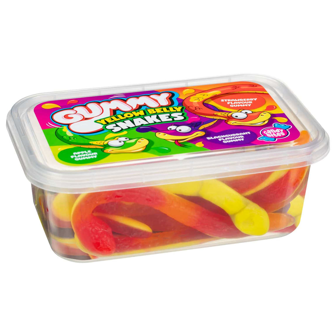 Candy Bites Gummy Yellow Belly Snakes 500g fruity chewy sweets