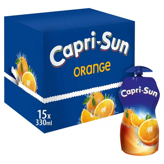 Capri-Sun Orange 330ml Kids' Juice Drink 330ml × 15