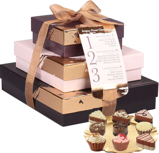 Chocodelice Belgian Chocolates 3 Box Gift Sets Hamper