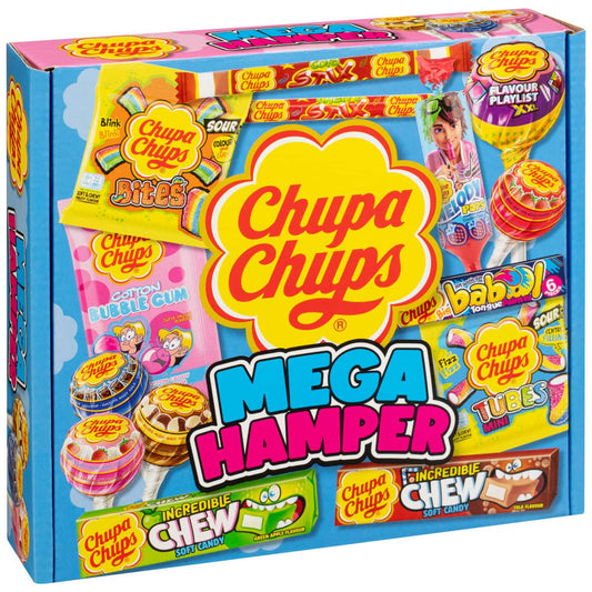 Chupa Chups Mega Hamper 297g assorted lollipops and sweets