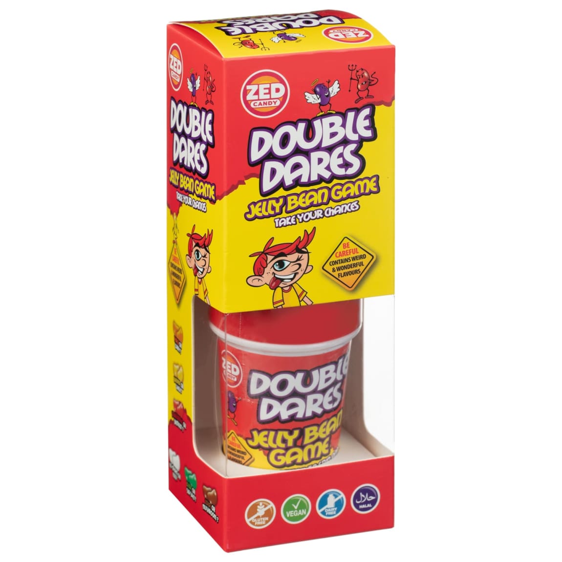 Double Dares jelly bean cup game with fun flavour challenge