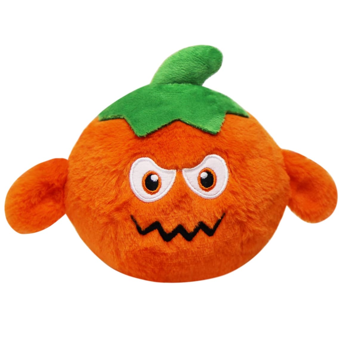 Howl-O-Ween Plush Ball Toy Pumpkin design for dogs