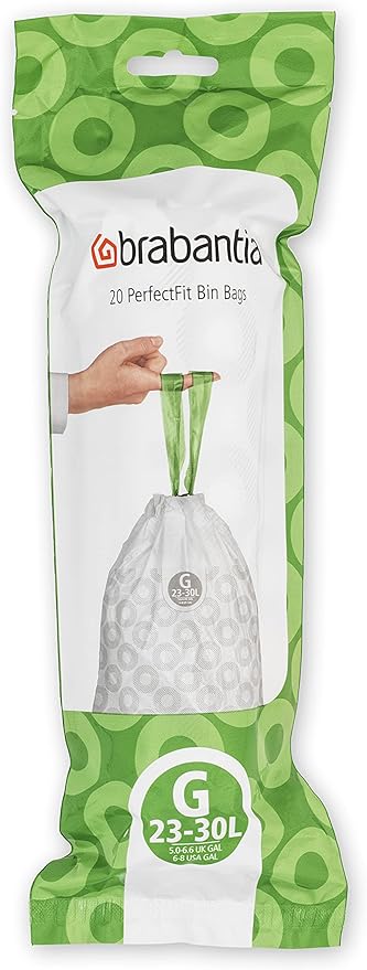 Brabantia drawstring trash bags 120 bags