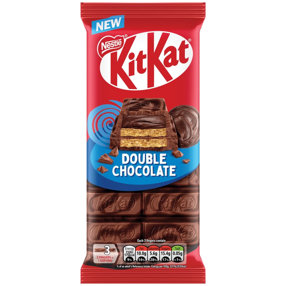 KitKat Sharing Bar 99g Double Chocolate crispy wafer bi