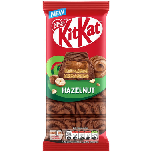 KitKat Sharing Bar 99g Hazelnut chocolate wafer bites