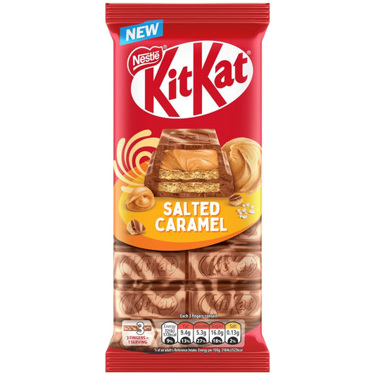 KitKat Sharing Bar 99g Salted Caramel chocolate wafer bites