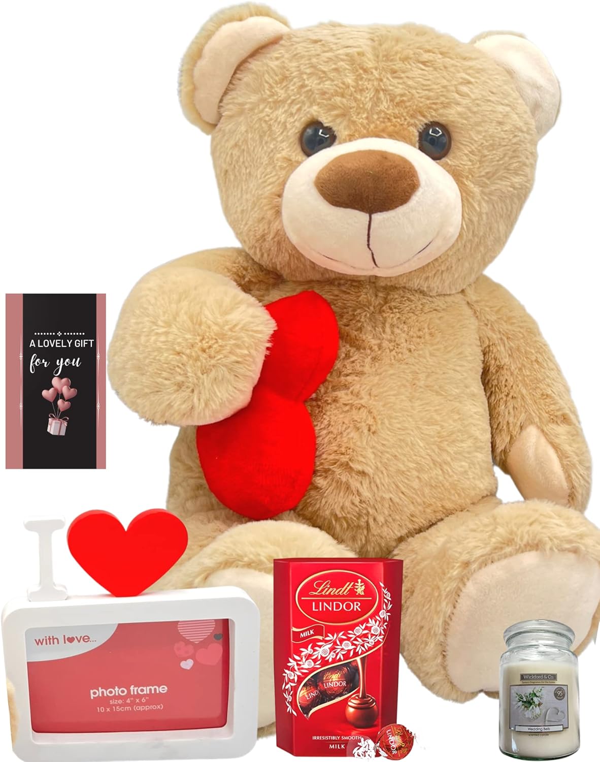 Lindt Chocolates Sweets Gift Box BUNDLE Large Teddy Bear