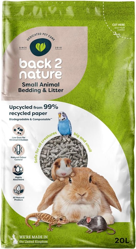 Back-2-Nature Bedding & Litter for Small Pets – 20L