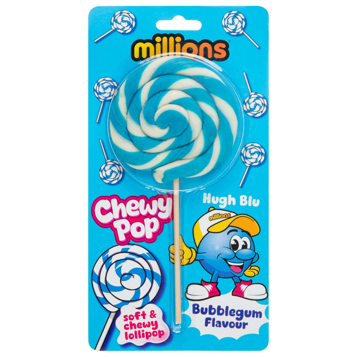 Millions Chewy Pop 80g Bubblegum flavour