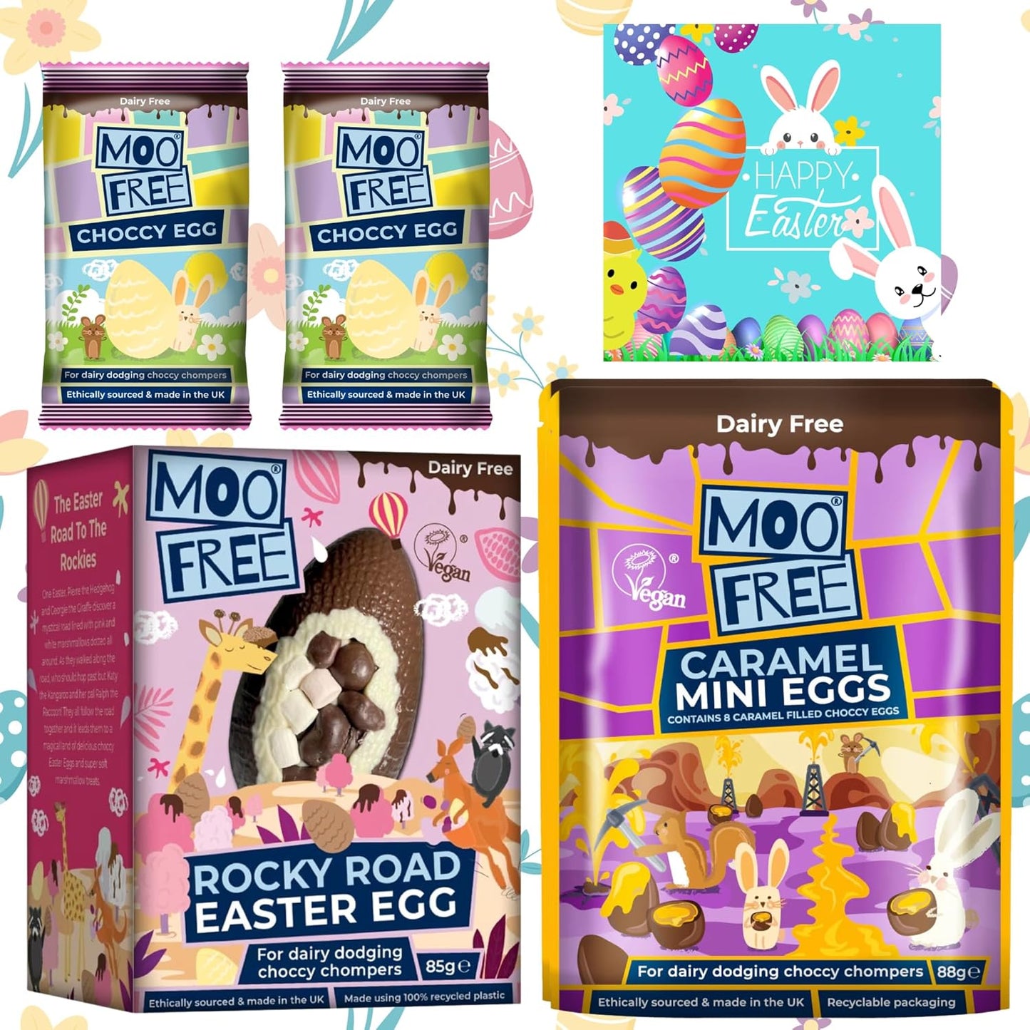 Moo Free Easter Caramel Mini Eggs 5