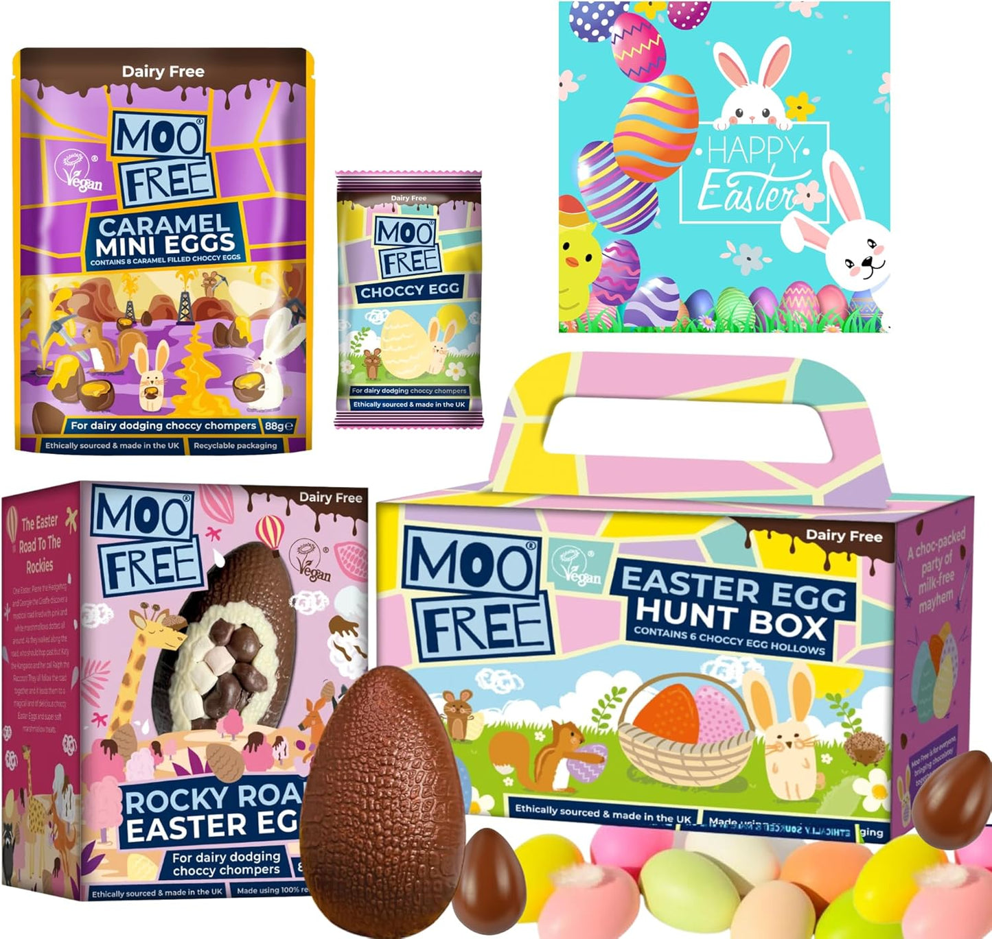 Moo Free Easter Gifts Vegan, Gluten & Dairy Free