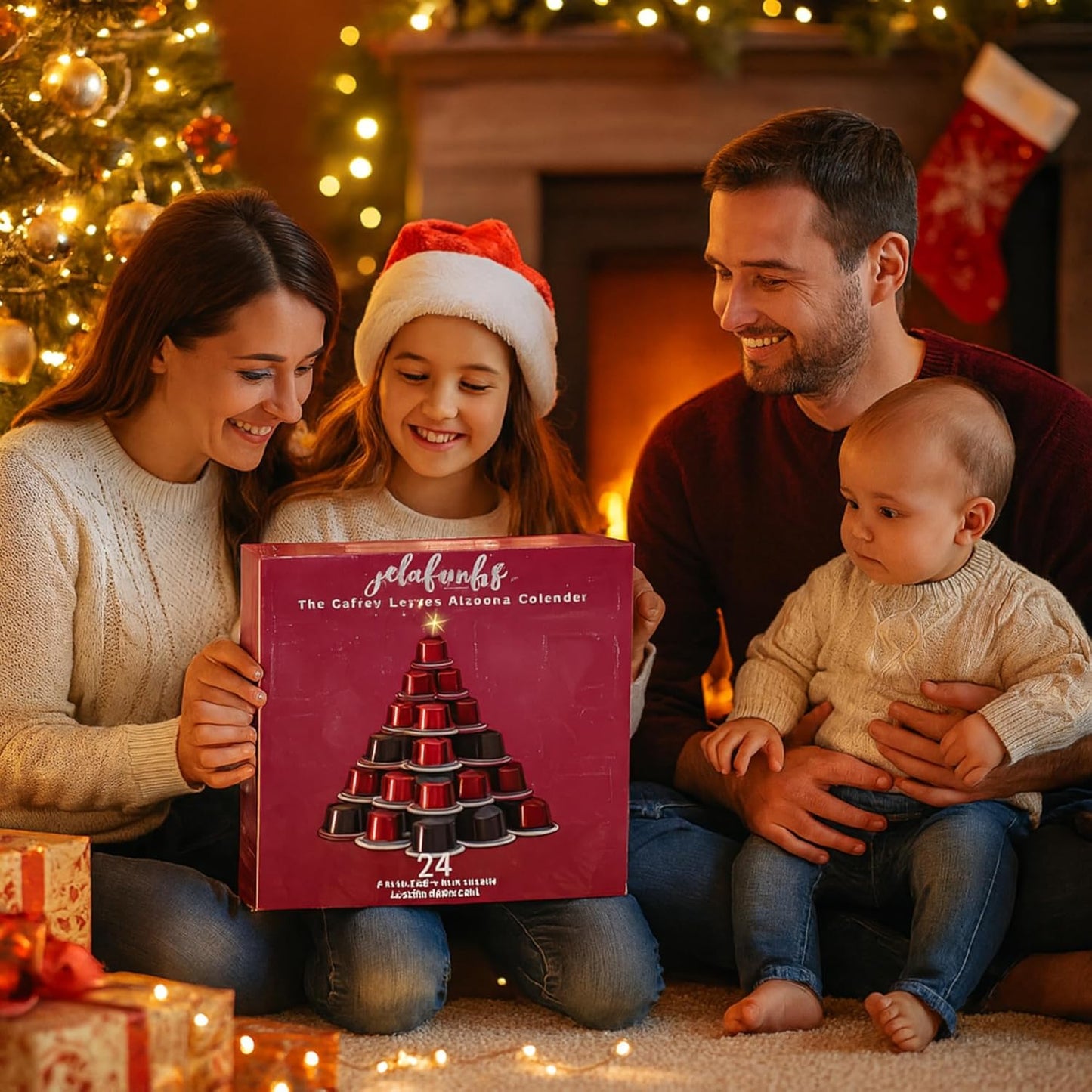 24-day coffee advent calendar with rich aromatic capsules