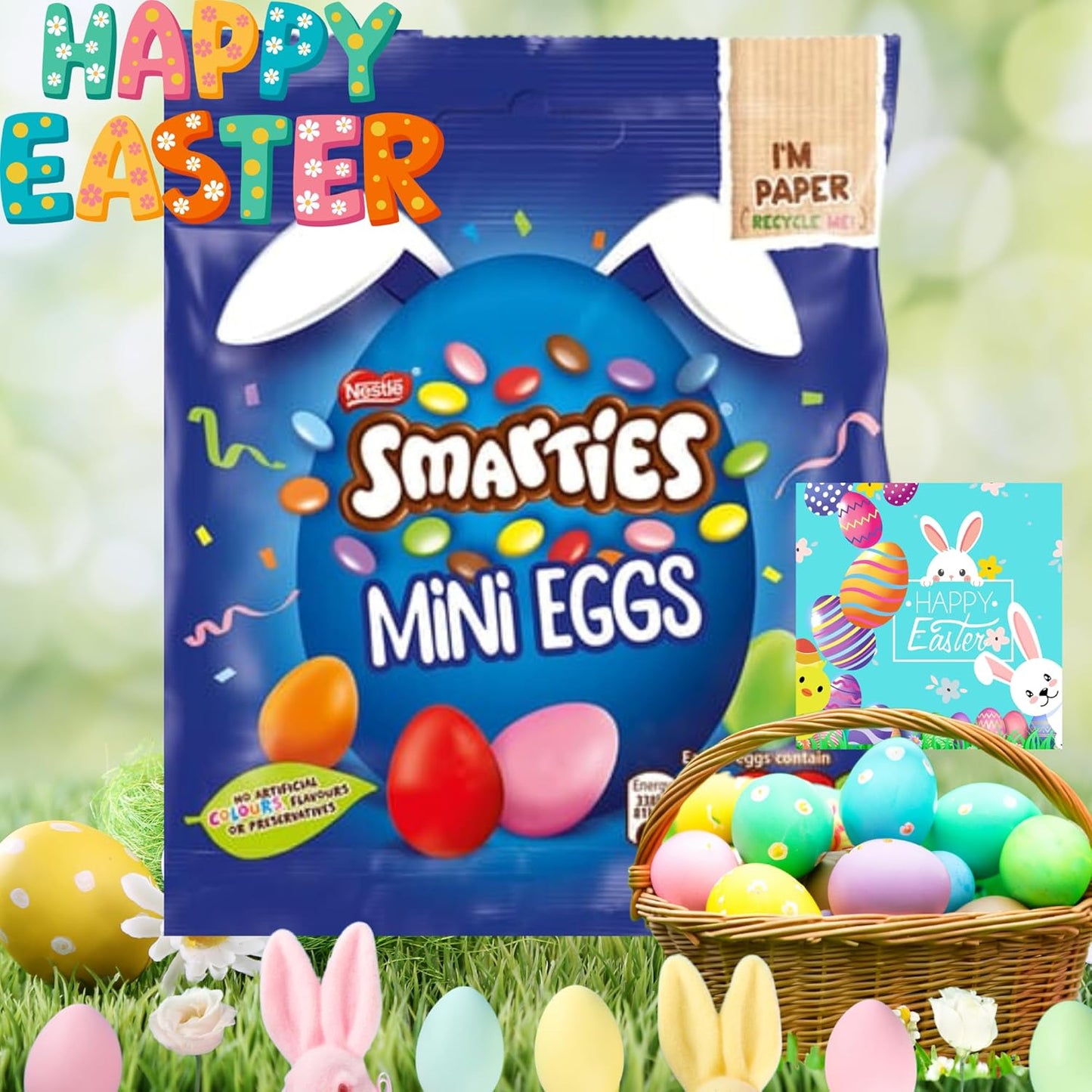 Smarties Milk Chocolate Mini Eggs 13 x 80g 2