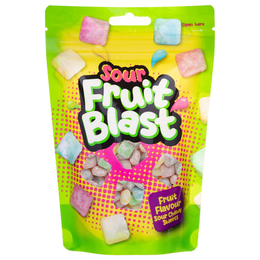 Sour Fruit Blast Chewy Sweets 150g tangy fruity candy