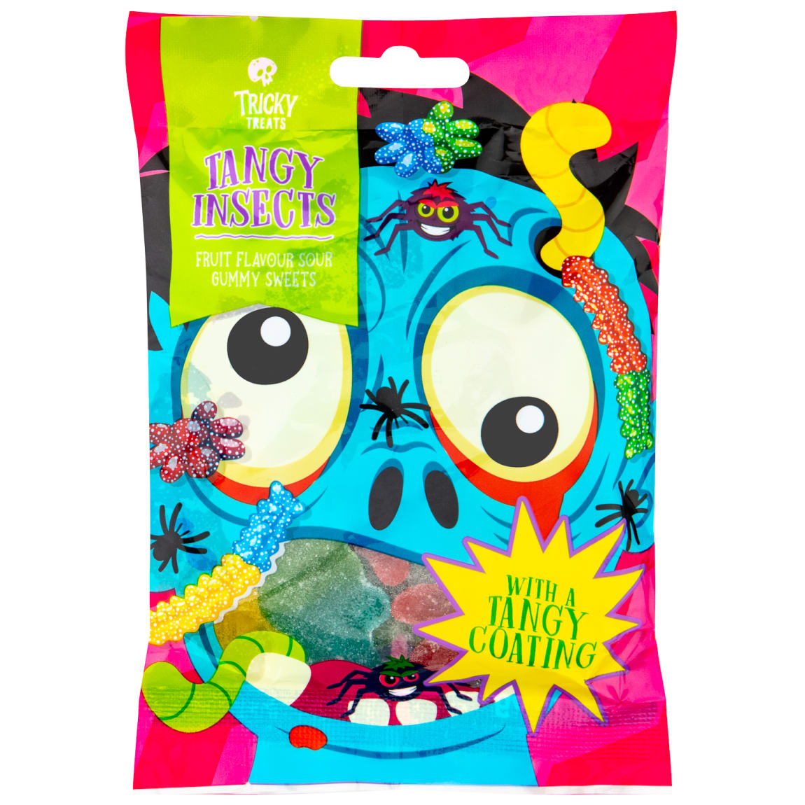 Tricky Treats Gummy Sweets 140g – Sour Bones & Tangy Insects