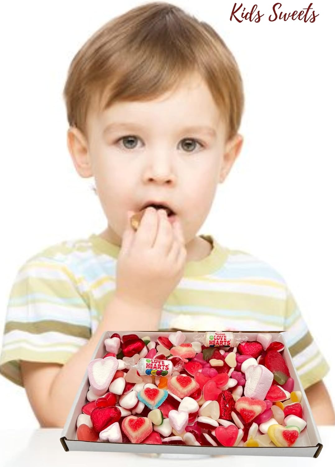 Ultimate Pick And Mix Love Hearts Retro Sweets Gift Box Bulk 5