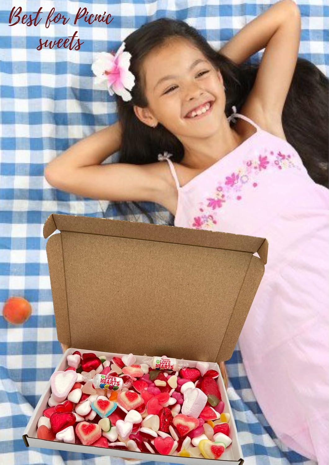Ultimate Pick And Mix Love Hearts Retro Sweets Gift Box Bulk 6