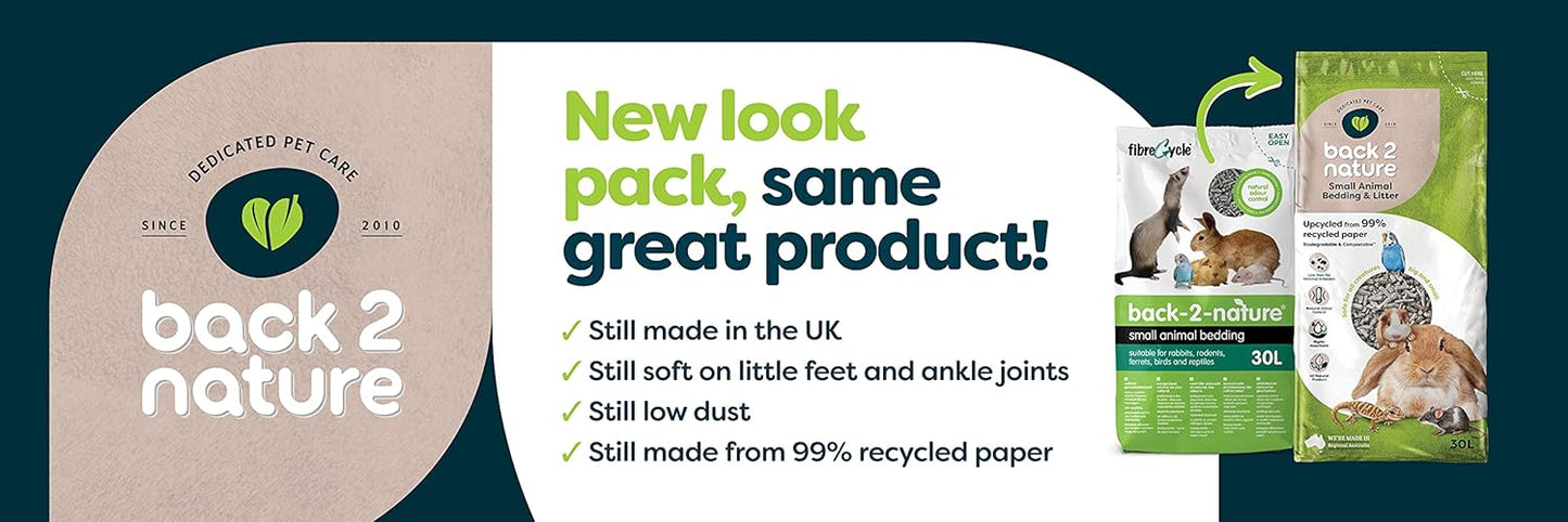 Highly absorbent bedding made from recycled paper pellets