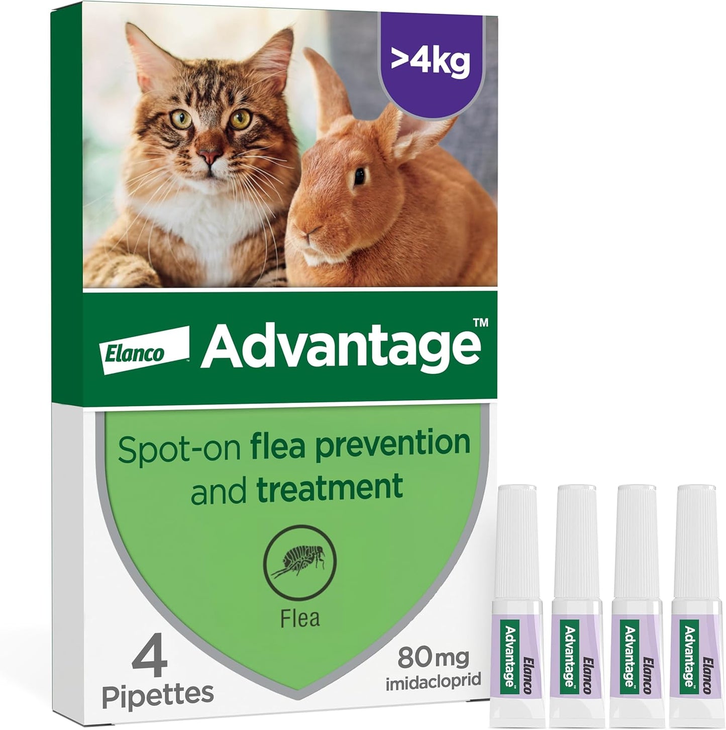 advantage flea treatment for large cats and rabbits