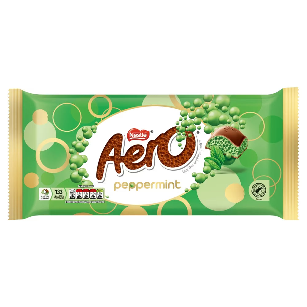 Aero peppermint milk chocolate gift bar 295g