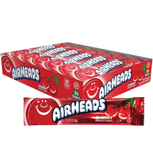 Bulk Airheads Blue Raspberry chewy candy