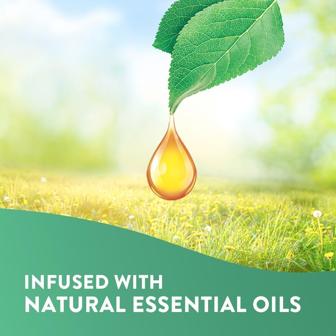 Packaging of Airwick Aerosol-Free Automatic Air Freshener Kit Fresh Cotton, 1 Device & 1 Refill (228ml)