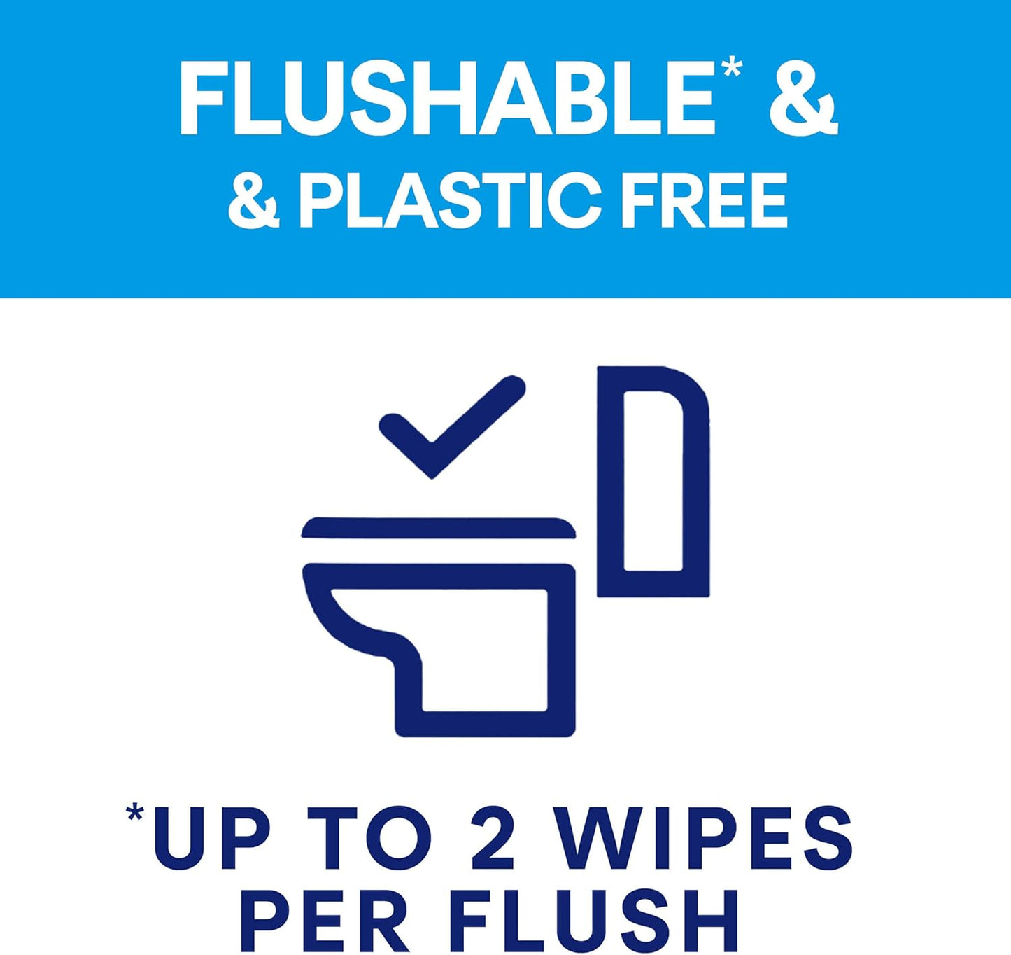 Andrex Ultimate Fresh Washlets 12-pack of flushable toilet wipes for gentle daily hygiene
