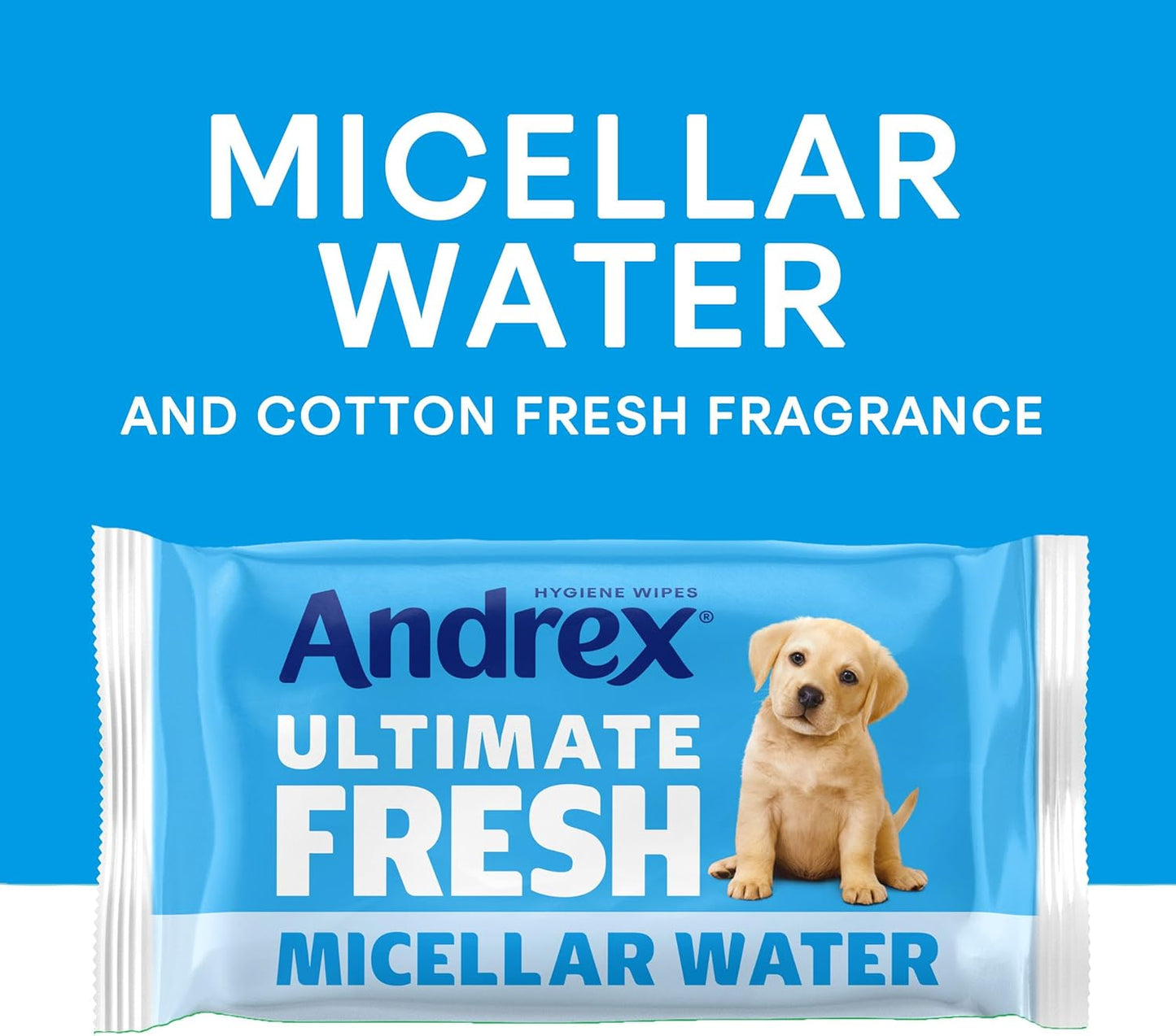 Andrex Washlets included in a bathroom routine for shower-fresh cleanliness