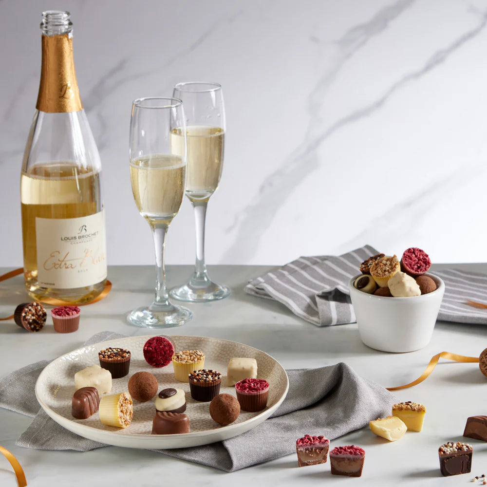 Assorted hand-finished chocolates and truffles for gifting or indulgence