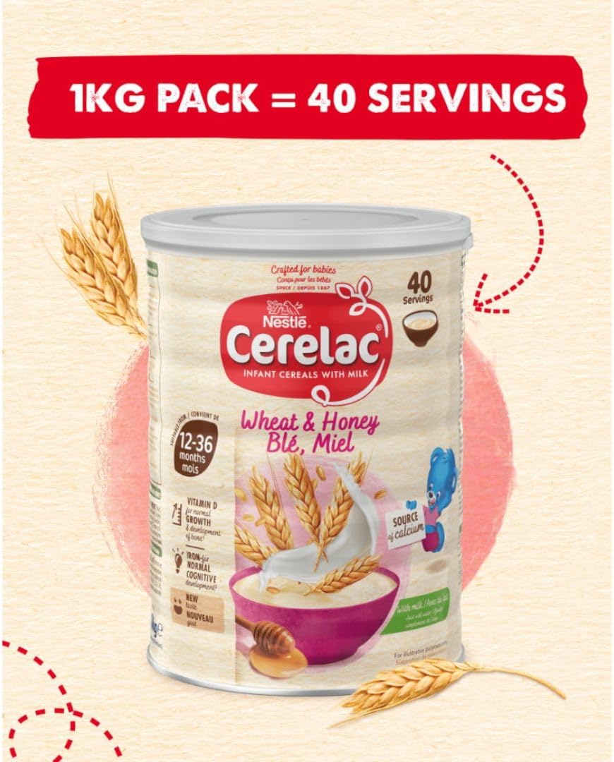 cerelac toddler breakfast cereal iron and calcium rich