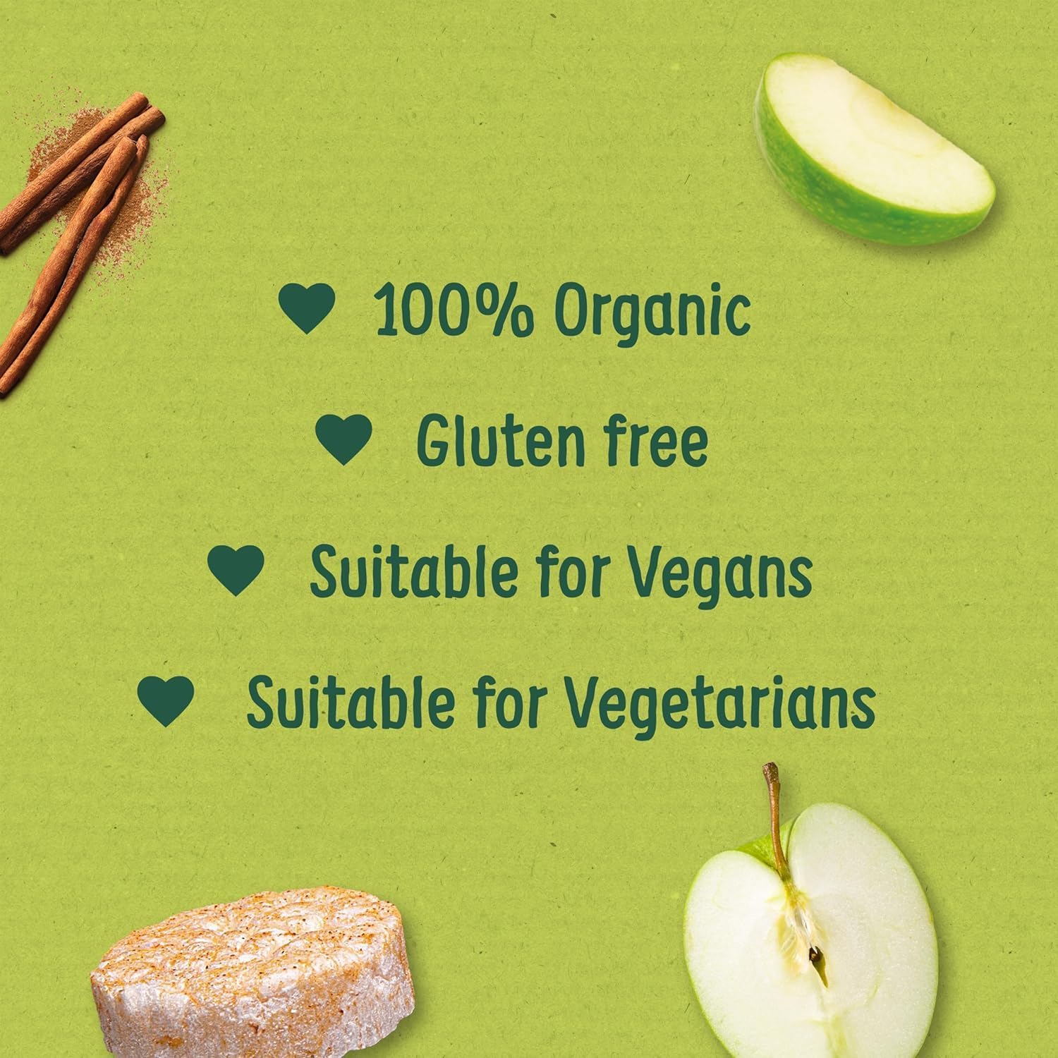 baby finger food with natural apple taste