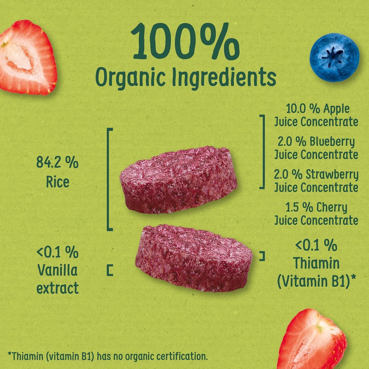 uffed rice cakes finger food for babies 7 months