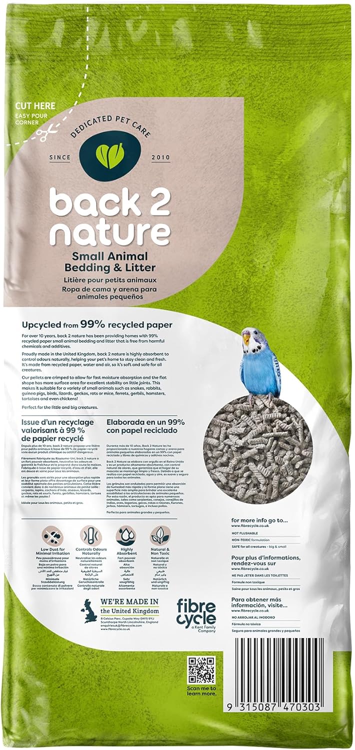 Back-2-Nature small animal bedding and litter 30L bag