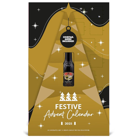 Baileys 5cl and chocolate advent calendar festive edition