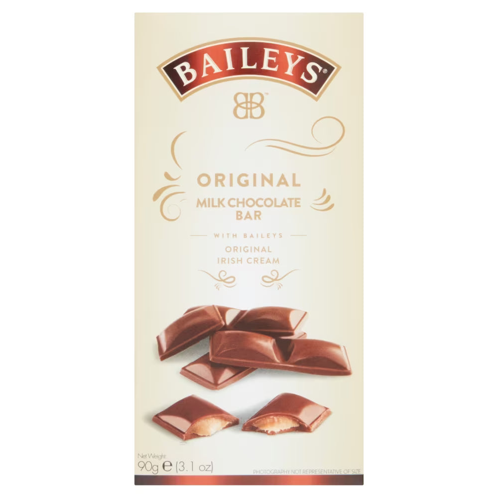 Baileys Original Milk Chocolate Bar 90g with creamy truffle centre