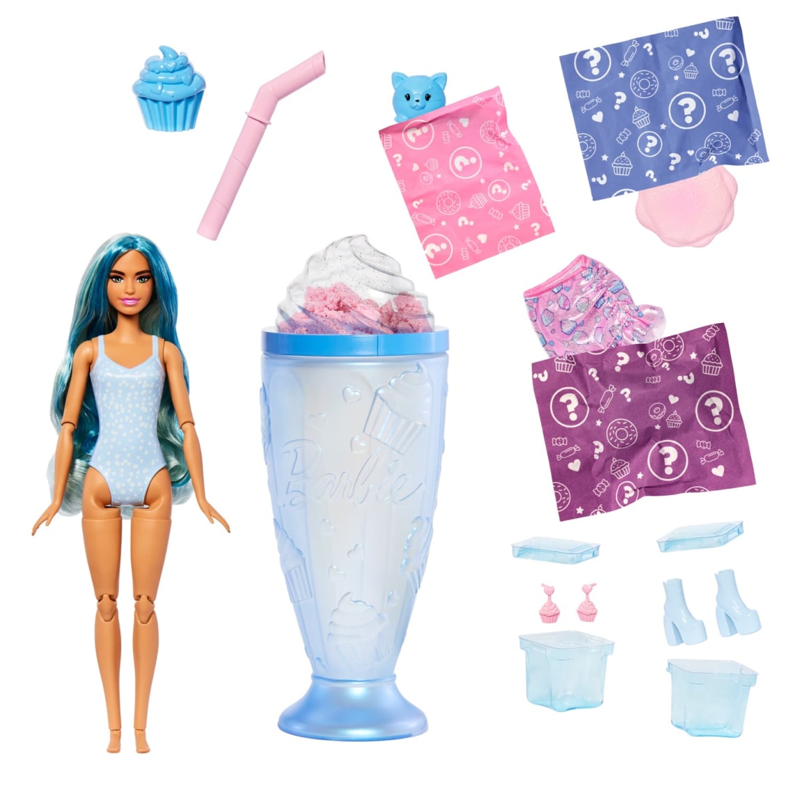 Sweet treats series Barbie with mouldable sand and surprises