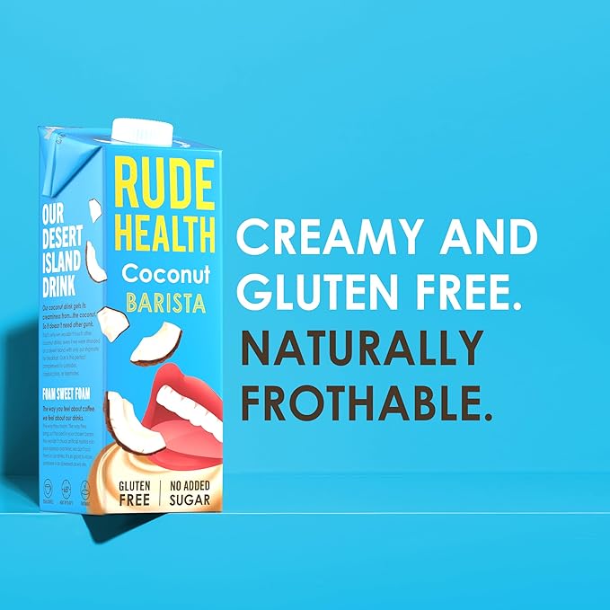 plant based barista milk with coconut flavour