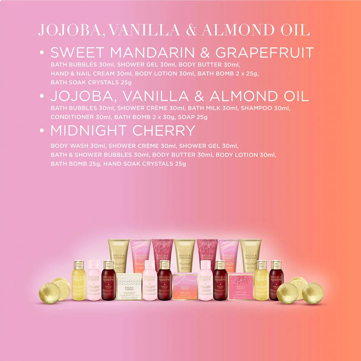Baylis & Harding vegan beauty calendar for Christmas countdown