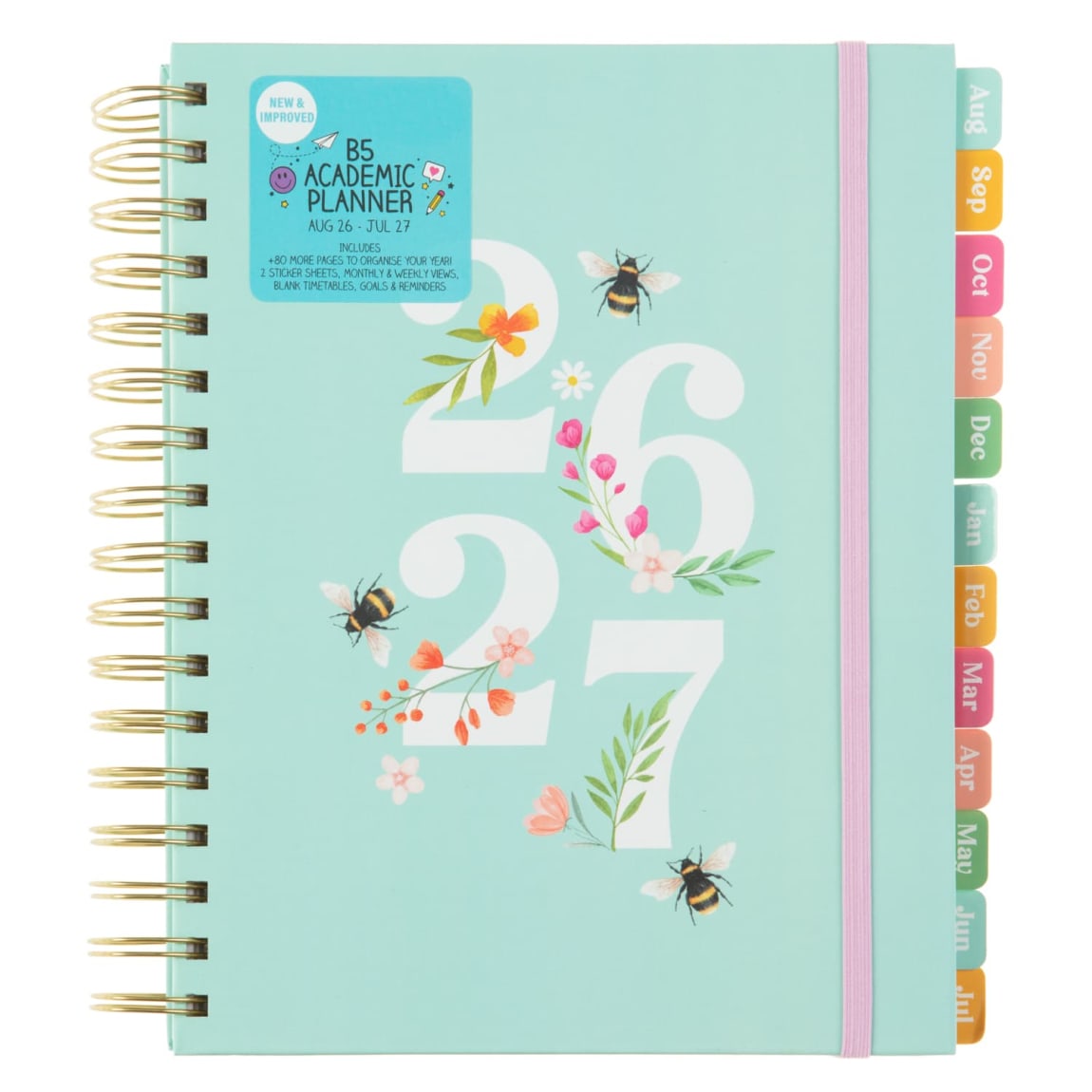 B5 organiser for study schedules