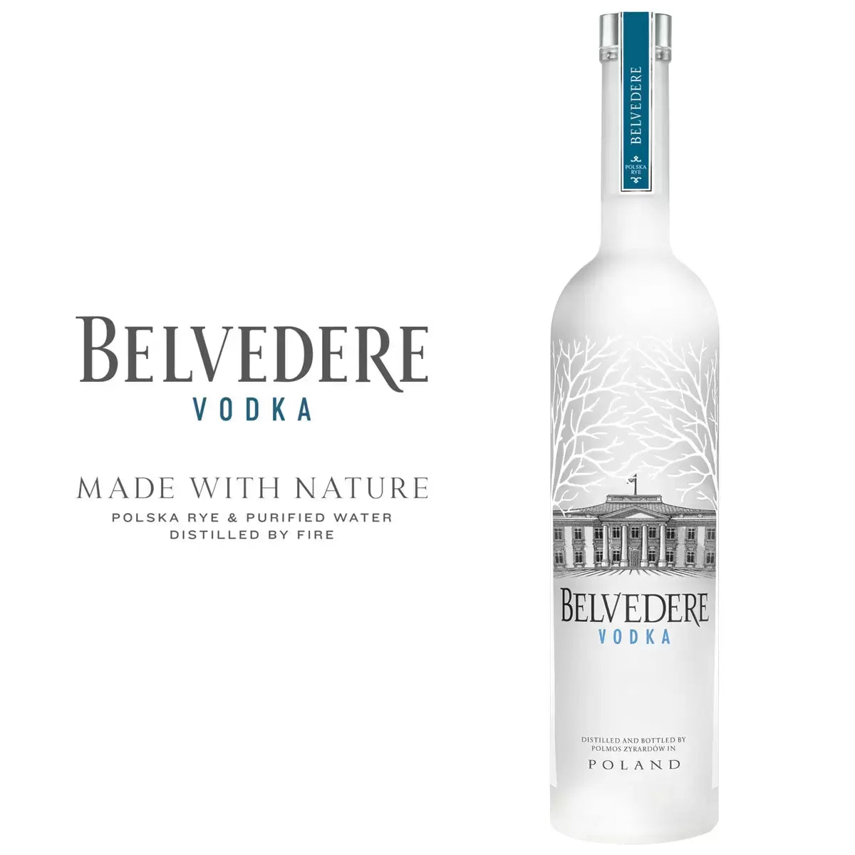 Belvedere Vodka, 70cl distilled by fire